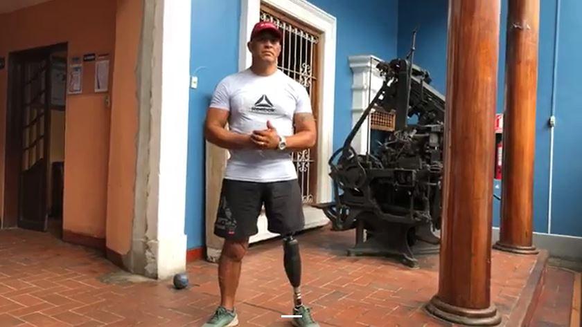 Carlos Felipa Córdova, atleta paralímpico