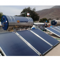 SIDERPERU implementa termas solares mixtas como parte de su proceso de transición energética